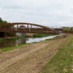 radwegbrcke markkleeberg - blick die pleiße entlang