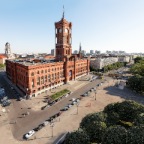 neue u5 / u-bahnhof berliner rathaus - luftbildmontage